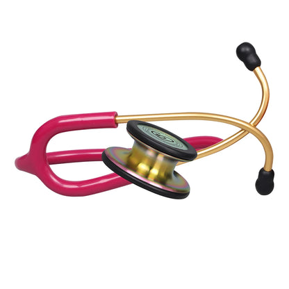 Fashionable, Bold and Beautiful DressMedical Double Sided Stethoscope Professional Portable Cardiology Stethoscope Medical Equipment Nurse Doctor Stethoscope
