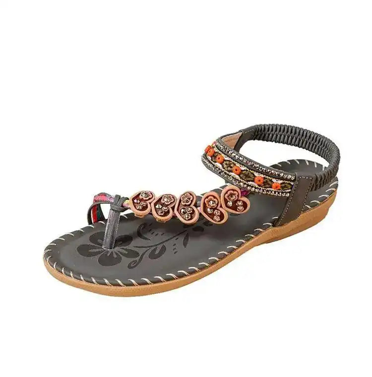 Summer Sandals, Elastic Band Slip-On, Casual Shoes for Beach or Pool - Just The Fly Way