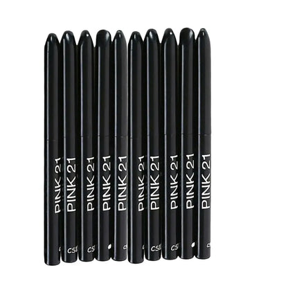 10Pcs Long-Lasting Black Eyeliner Pencils -Waterproof, Sweatproof and Smudge-Proof with Easy Twist Eyeliner Pencils - Just The Fly Way
