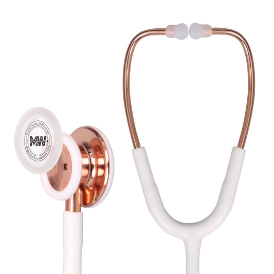 Fashionable, Bold and Beautiful DressMedical Double Sided Stethoscope Professional Portable Cardiology Stethoscope Medical Equipment Nurse Doctor Stethoscope