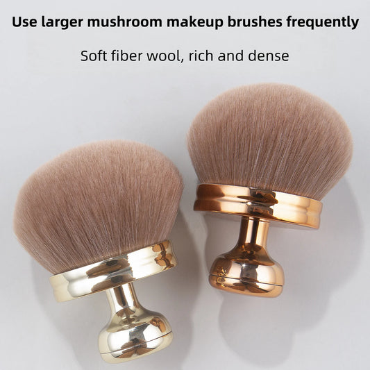 Fashionable, Bold and Beautiful DressExtra Large Mushroom-Head Makeup Brush,Soft Fiber Bristles/Multipurpose,for Makeup Setting/Nail Art/Self Tanner,Essential Beauty