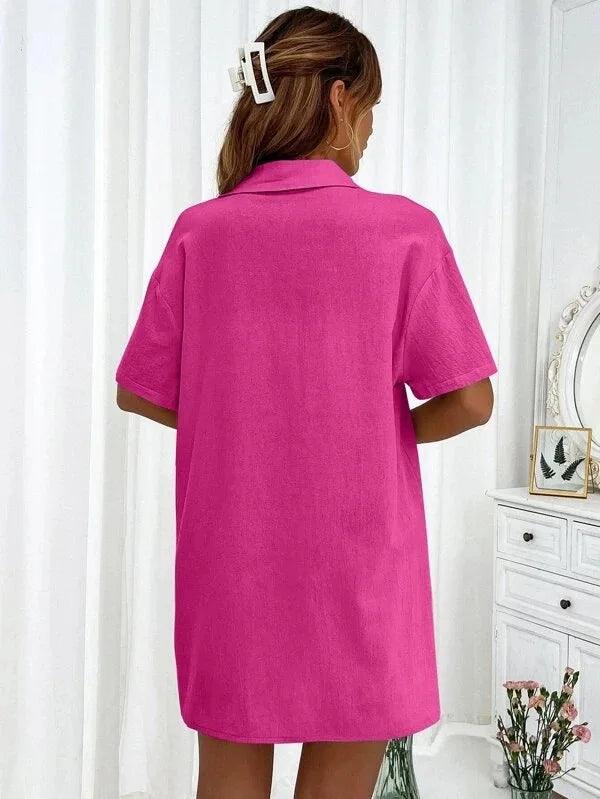 Summer Short Sleeve Shirt and Shorts, Two Piece Set - Just The Fly Way
