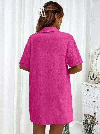 Summer Short Sleeve Shirt and Shorts, Two Piece Set - Just The Fly Way