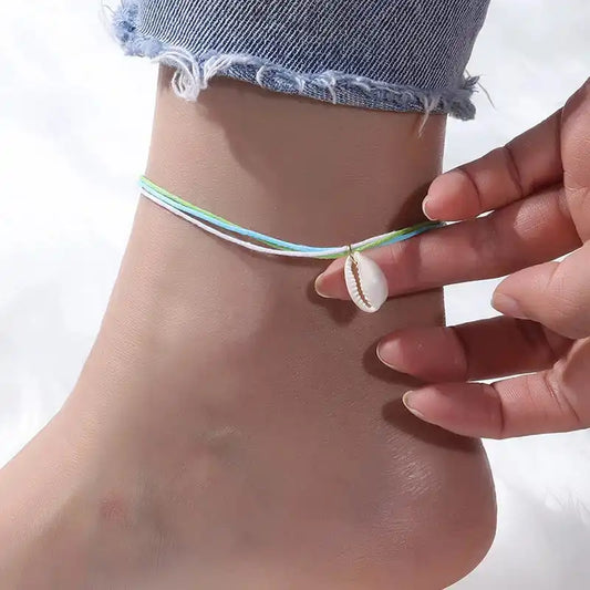 Adjustable Red Cherry Charm Anklet for Women – Silver Chain Ankle Bracelet, Jewelry Gift - Just The Fly Way
