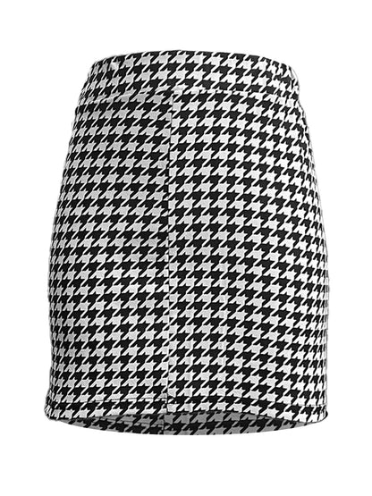 Qianniao style elegant elastic waist half skirt, hip hugging high waist short skirt - Just The Fly Way