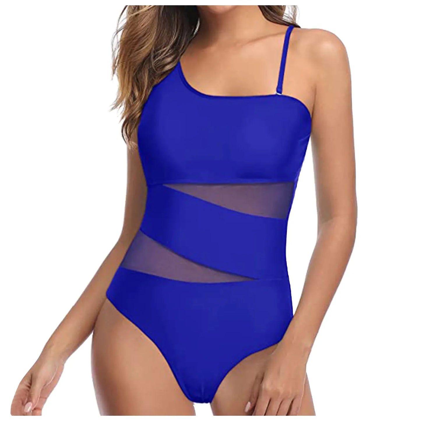 Stylish Women's Two-Piece Swimsuit: New Solid Color Bikini with Hollow Design and European High-Waisted Bottoms - Just The Fly Way