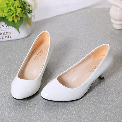 Fashionable, Bold and Beautiful DressWomen Pumps Nude Shallow Mouth Women Shoes New Fashion Office Work Wedding Party Shoes Ladies Low Heel Shoes Summer Heels Woeman