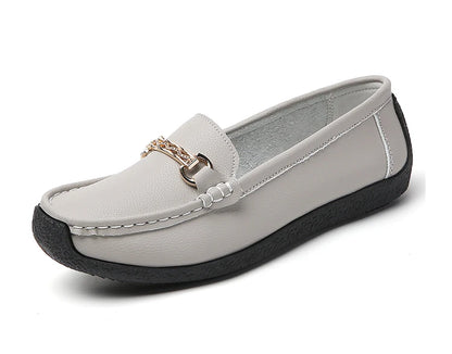 Fashionable, Bold and Beautiful DressWoman Shoes Leather Casual Shoes With Low Heels Loafers Women's Flats 2025 New Zapatos De Mujer Elegant Heel Footwear Women