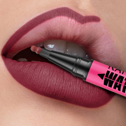 Fashionable, Bold and Beautiful Dress1PC Liquid Matte12-Color Lipliner Pencil Waterproof Plumping Stain Lipstick Natural Lip Liner Outline Lips Contour Makeup