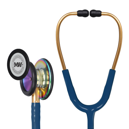 Fashionable, Bold and Beautiful DressMedical Double Sided Stethoscope Professional Portable Cardiology Stethoscope Medical Equipment Nurse Doctor Stethoscope