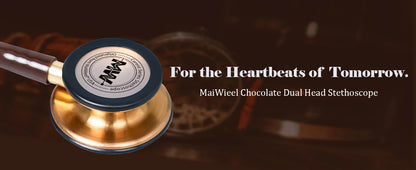Fashionable, Bold and Beautiful DressMedical Double Sided Stethoscope Professional Portable Cardiology Stethoscope Medical Equipment Nurse Doctor Stethoscope