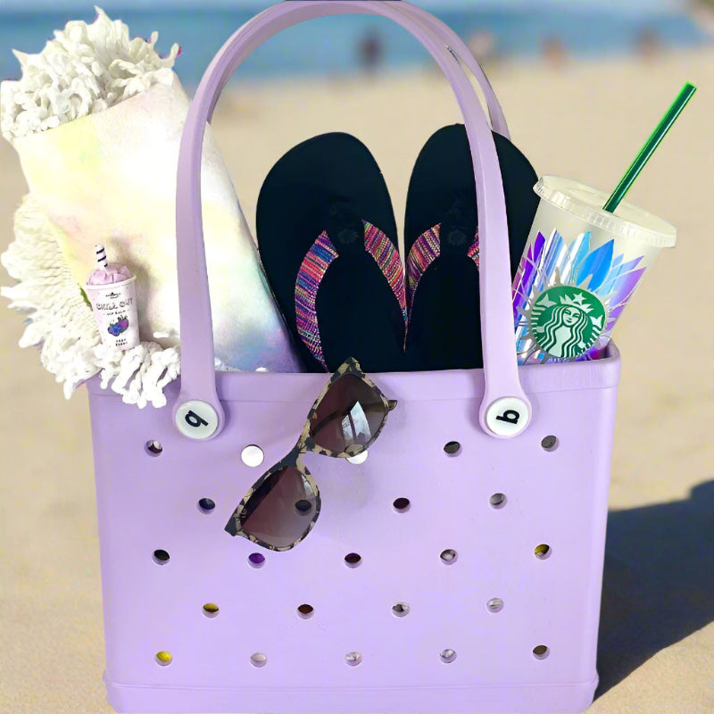 Large Capacity Waterproof Rubber Beach Beach Bag - Just The Fly Way