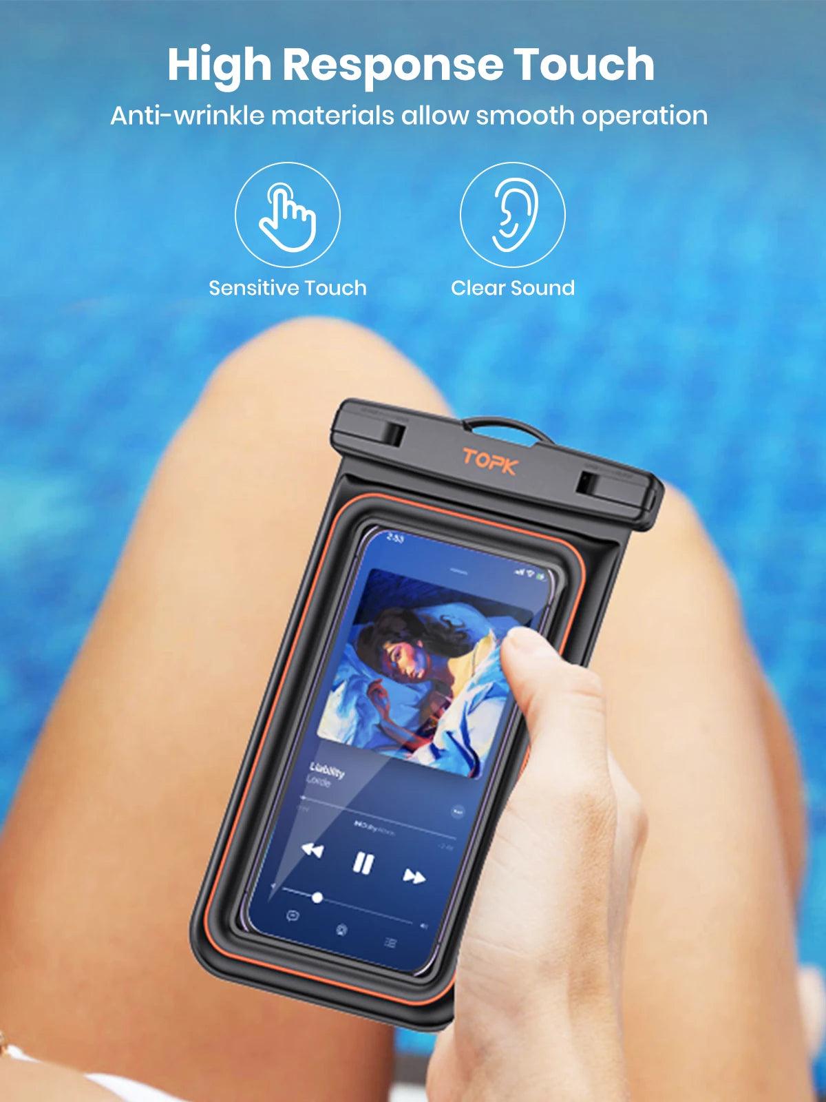 Waterproof Dry Bag / Phone Pouch IPX8 - Just The Fly Way