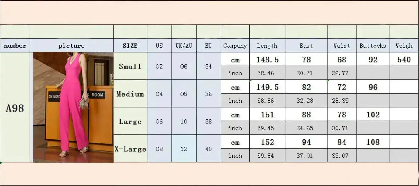 Women's Sleeveless Jumpsuit Solid Color Overall Bodysuit Clothing Office Style V-neck Lace-up Jumpsuits High Waist Belt Pants - Just The Fly Way