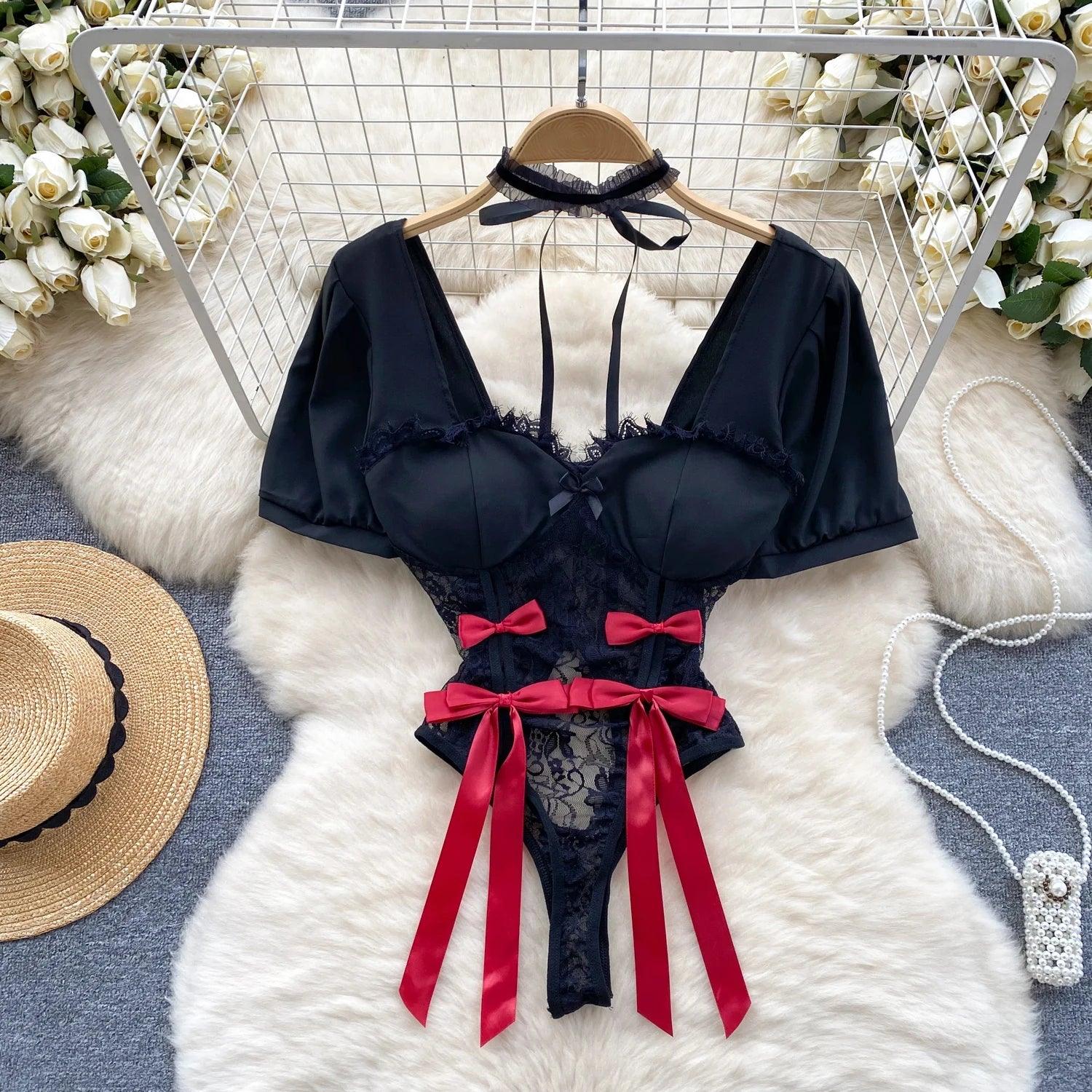 Halter Catsuit Cosplay: Enchanting Women's Lingerie for Captivating Looks - Just The Fly Way
