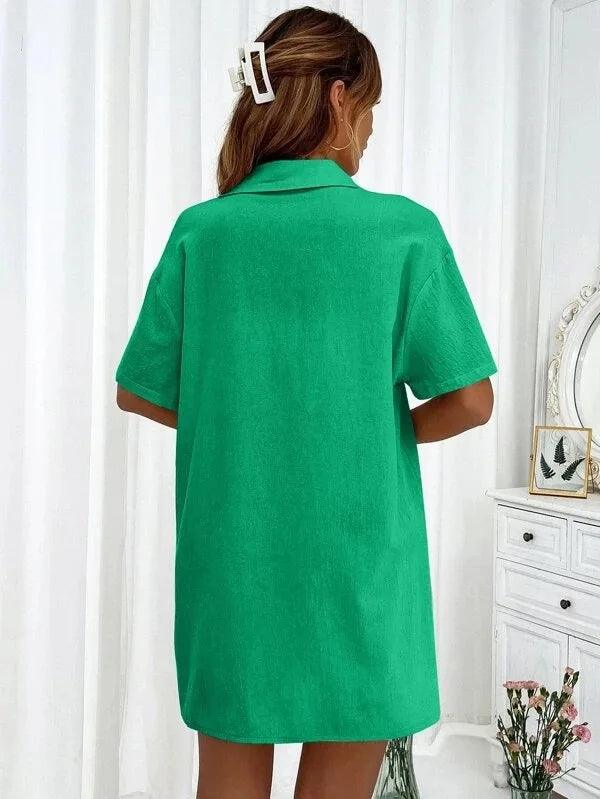 Summer Short Sleeve Shirt and Shorts, Two Piece Set - Just The Fly Way