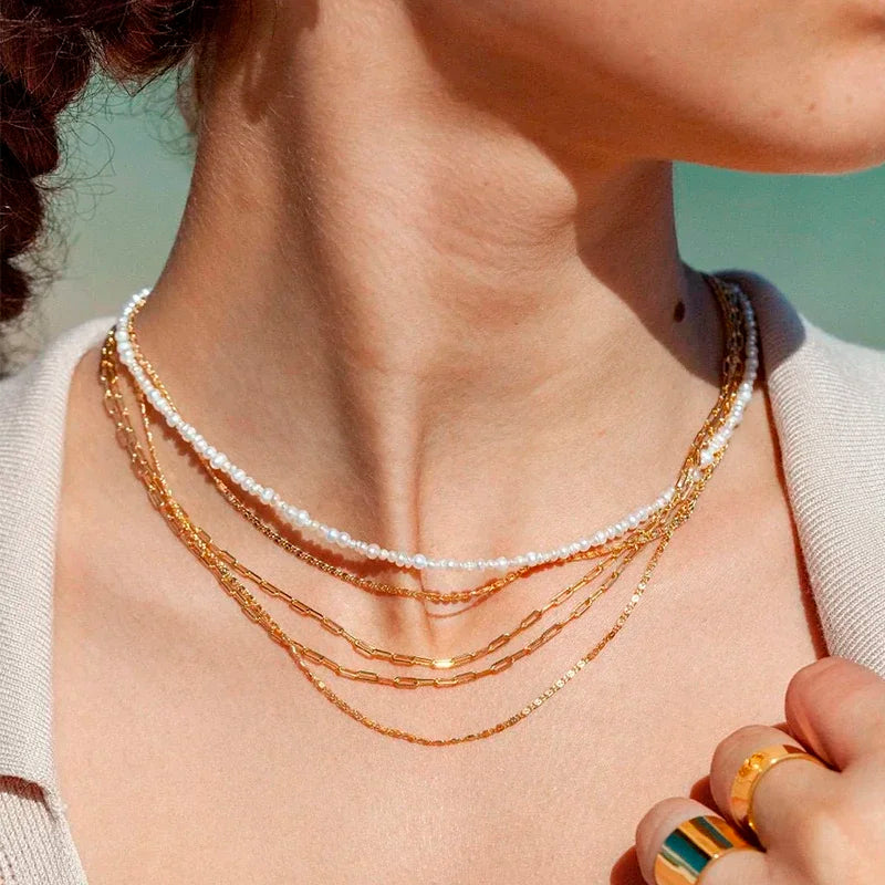 Shine On 18K Gold Plated Paperclip Chain for DIY Jewelry Lovers - Perfect for Necklaces & Bracelets - Just The Fly Way