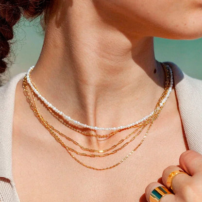 Shine On 18K Gold Plated Paperclip Chain for DIY Jewelry Lovers - Perfect for Necklaces & Bracelets - Just The Fly Way