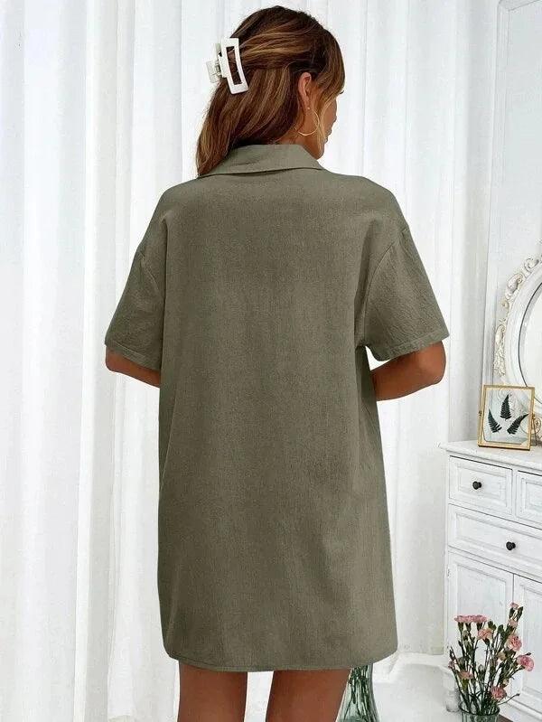 Summer Short Sleeve Shirt and Shorts, Two Piece Set - Just The Fly Way