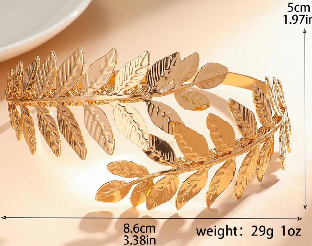 Fashion Gold Geometric Arm Chain Bracelet - Just The Fly Way
