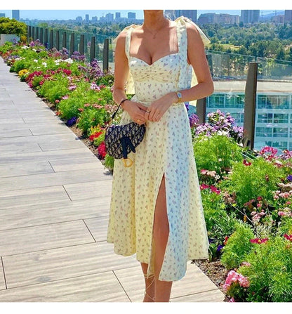 Floral Tight Camisole Dress male Clothing Sexy Club Mini Skirt Vestidos Casual Short Dress - Just The Fly Way