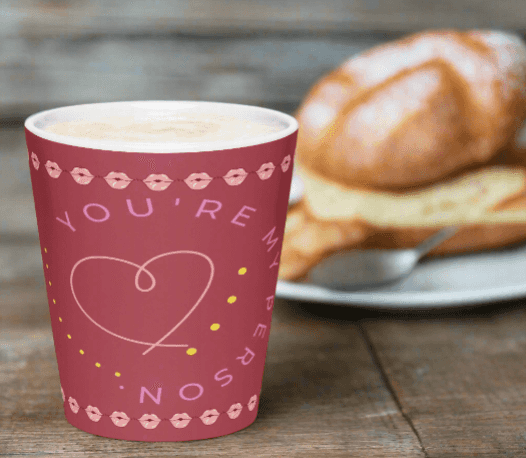 You're My Person: Sweet Red Mug for Love - 12oz for Your Coffee - Just The Fly Way