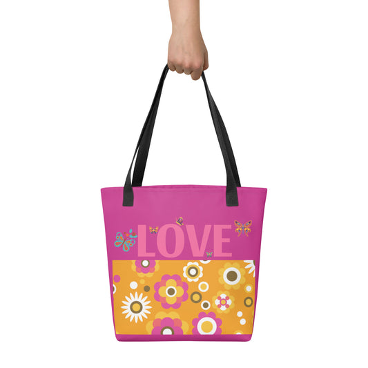 Accessorize Your Outfit With The Brand New Chic "Love" Tote bag - Just The Fly Way