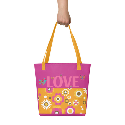 Accessorize Your Outfit With The Brand New Chic "Love" Tote bag - Just The Fly Way