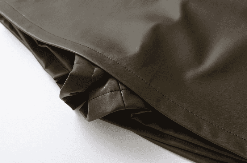 Be Bold in This Low Rise Black Mini Faux Leather Skort - Just The Fly Way