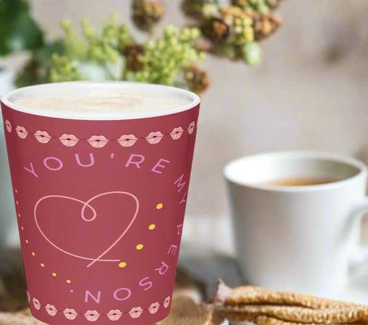 You're My Person: Sweet Red Mug for Love - 12oz for Your Coffee - Just The Fly Way