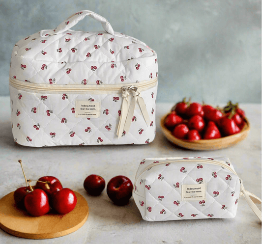 DSers Portable Cherry-Themed Organizer Bag Set - Just The Fly Way