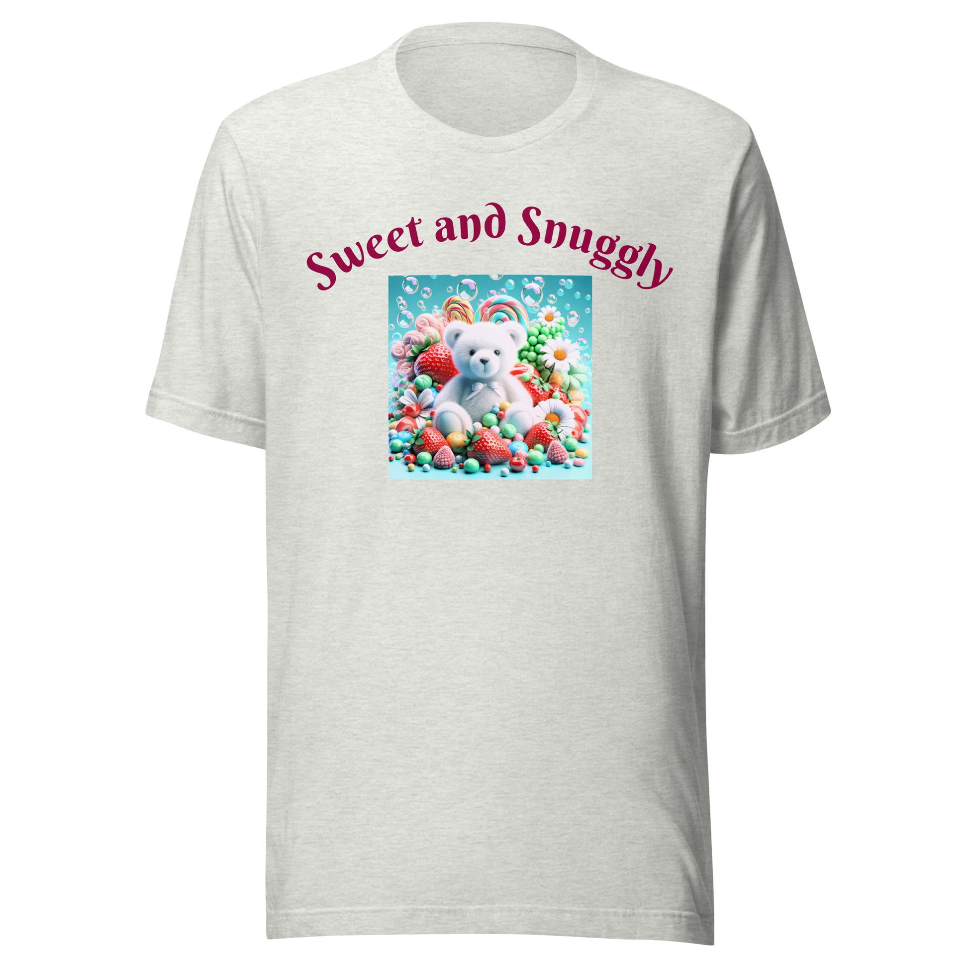 Adorable and Cozy Teddy Bear and Candy T-Shirt to Display Your Endearing Charm - Just The Fly Way