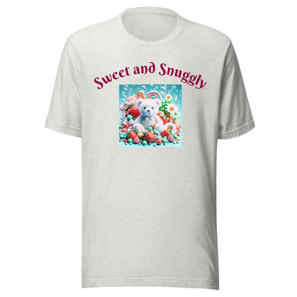 Adorable and Cozy Teddy Bear and Candy T-Shirt to Display Your Endearing Charm - Just The Fly Way