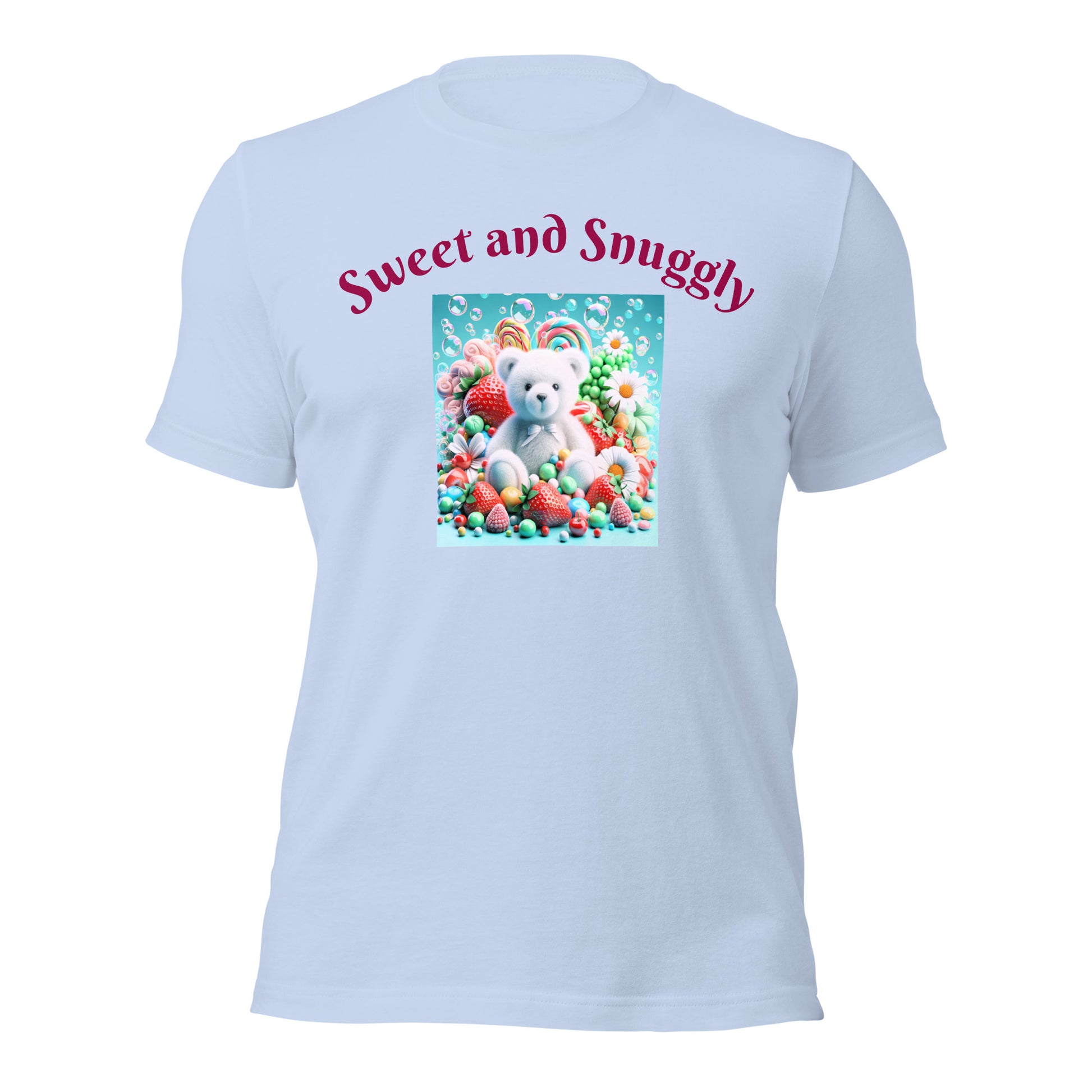 Adorable and Cozy Teddy Bear and Candy T-Shirt to Display Your Endearing Charm - Just The Fly Way