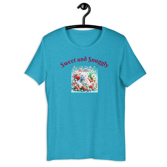 Adorable and Cozy Teddy Bear and Candy T-Shirt to Display Your Endearing Charm - Just The Fly Way